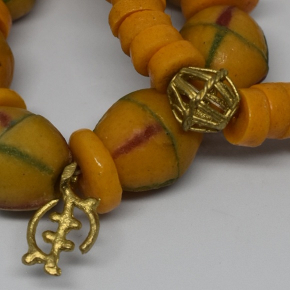 Set - African Slave Trade Glass Bead Bracelets -A - Picture 2 of 4